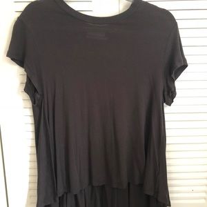 Urban Outfitters Washed Black Flowy Top